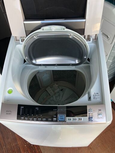 日立 HITACHI BW-D8TV [ビートウォッシュ たて型洗濯乾燥機（8.0kg） 自動お掃除搭載 プラチナホワイト]