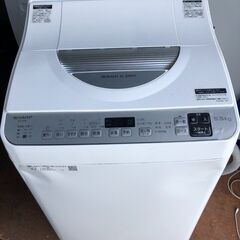 2021年式　縦型洗濯乾燥機 シルバー系 ES-TX5E-S [...