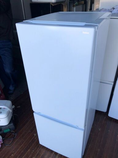 北九州市内配送無料店2023年式　YAMADASELECT(ヤマダセレクト） YRZF15G1 2ドア冷蔵庫 (156L・右開き) ホワイト