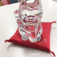 バカラ/Baccarat まねき猫 置物