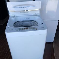 2022年式　二人分のお洗濯、ラクラクOK! まとめて便利な、5.5kg 5.5kg 全自動洗濯機 HW-E5504