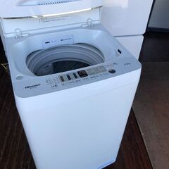 2022年式　二人分のお洗濯、ラクラクOK! まとめて便利な、5.5kg 5.5kg 全自動洗濯機 HW-E5504