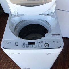 北九州市内配送無料店2020年式　ES-GE4D-C 全自動洗濯機 ベージュ系 [洗濯4.5kg /乾燥機能無 /上開き