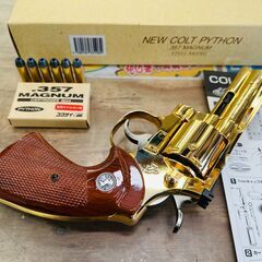 コクサイ NEW COLT PYTHON .357 MAGNUM 24K 4インチ モデルガン