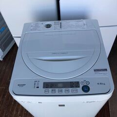 2019年式 SHARP 洗濯機 ES－G4E7－KW 4.5kg 単身 