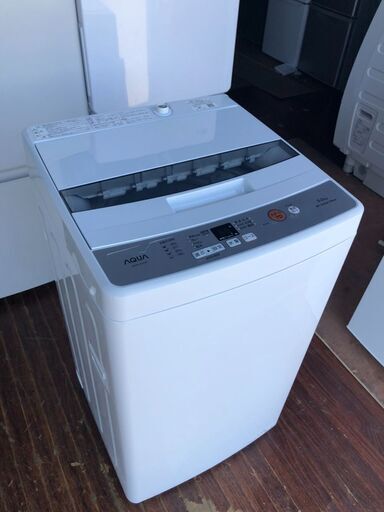 2023年アクア AQUA 洗濯機 一人暮らし 全自動洗濯機 5.0kg ホワイト