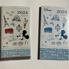2024 カレンダー　Disney ディズニー　手帳　Diary