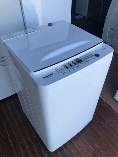 2021年式 ハイセンス 5．5kg全自動洗濯機 オリジナル 白 HW-E5504