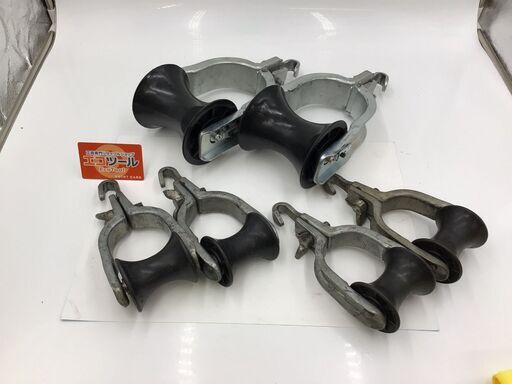 【エコツール半田店】IKURATOOLS 吊り金車 IS-OW2×2個＋藤井電工 吊り金車1型(通信線延線用)OA-15×4個【愛知県/名古屋市/知立市/半田市/岡崎市/工具】 【ITTLDHNTNFME】★ 出張買取 も好評受付中！
