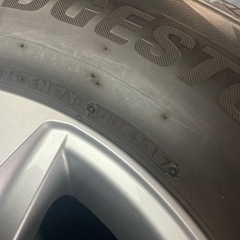 アルミ付き 4本セット スタッドレスタイヤ プラド ハイエース 車のパーツ タイヤ、ホイール