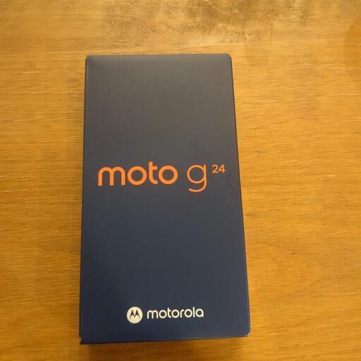 新品未使用　moto g 24　スマホ