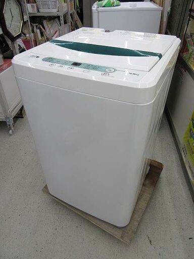 ビ売約済み【恵庭】ヤマダ電機 全自動洗濯機 4.5kg 2017年製 YWM-T45A1 中古品 paypay支払いOK!
