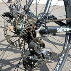 ☆FUNN ロードバイク 14段変速 ファン 自転車 14段切替 ブラック 700×28C ライト付き 反射板付き 札幌 北20条店