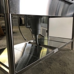 業務用 舟形シンク 1層シンク 1200×600×800mm 蛇口 付 蛇腹付 日本製