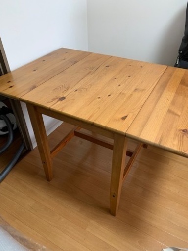 【お値下げ】IKEA 伸縮ダイニングテーブルセット