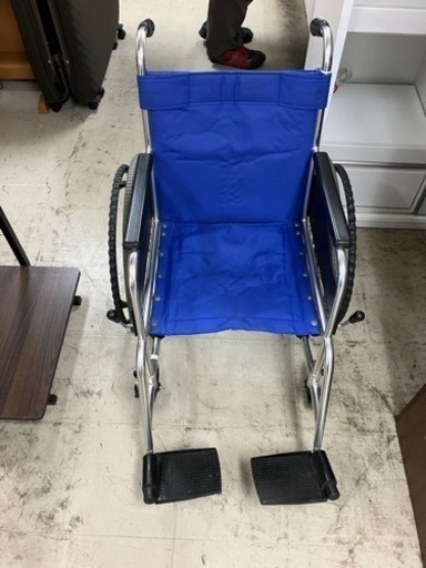 A2403-878 松永福利器具 車椅子 自走式 AR-101 42 H51 10-SD03R-？ キズ・汚れあり タイヤの空気ありません パンクか不明 シール貼り付けあり 中古