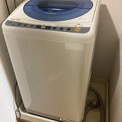 【引き渡し相手決定】0円　洗濯機5kgパナソニック　