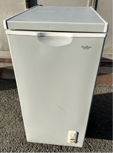 【動確済み】エクセレンス 電気冷凍庫 MA-6063 63L 単相 100V 冷凍ストッカー フリーザー 店舗 上開き 縦型 三菱貿易 厨房 大阪発