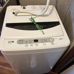 2019年製洗濯機6キロヤマダ電気オリジナル