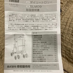 シルバーカー　幸和製作所　ディリートロリーSLM09 保証書、取説あり-L\'Appartement ロサンゼルスアパレル BIG T-sh