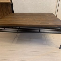 KeLT  リビングテーブル　ローテーブル　ビンテージ風テーブル