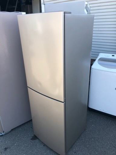 北九州市内配送無料 保証付き 2020年 218L 2ドア冷蔵庫（ゴールド