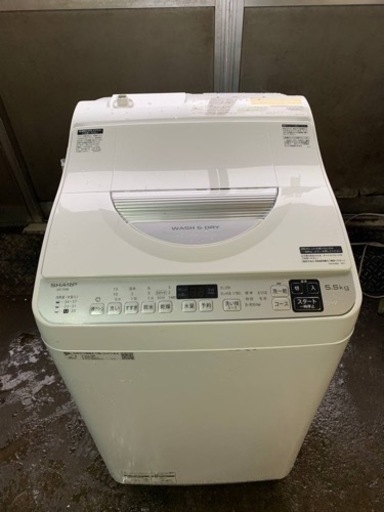 SHARP 電気洗濯乾燥機　ES-TX5E-S