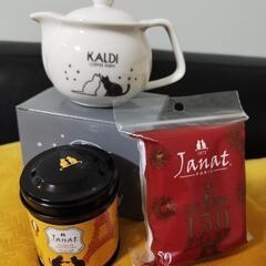 KALDIティポット☆生活雑貨 食器 コーヒー、ティー