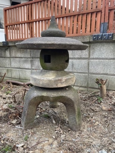 【雪見灯篭 3本足】日本庭園風のお庭に