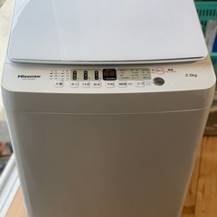 送料・設置込み　洗濯機　5.5kg  Hisense 2023年