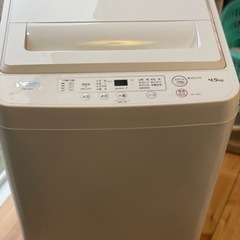 送料・設置込み　洗濯機　4.5kg ヤマダ　2022年