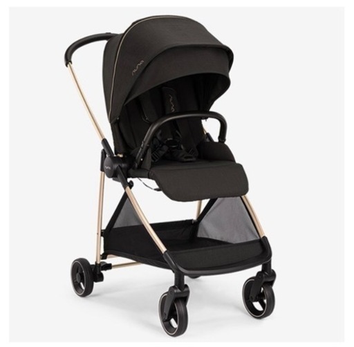 【新品未開封】【専用レインカバー付】ヌナ ベビーカー イクサ/リベテッドローズnuna IXXA riveted rose