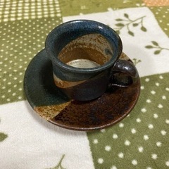 焼き物コーヒーカップ