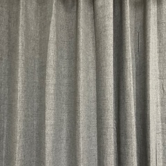 ニトリ　遮光ドレープカーテン　100×210  グレー
