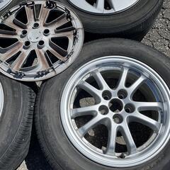 トヨタZVW50プリウス純正 6.5J-15 off+40 pcd100/5H ハブ径54ミリ