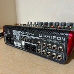 値下げ！50000→30000BEHRINGER(ベリンガー)/PAミキサー/UFX1204 XENYX(エフェクター内蔵・マルチトラック録音機能・USBオーディオインターフェース内蔵)