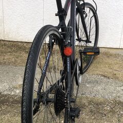 PRECISION 700C touring クロスバイク カゴ付き