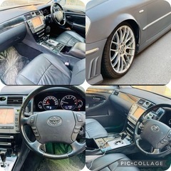 マジェスタ 走行65000km 令和6年6月まで 車高調 社外マフラー