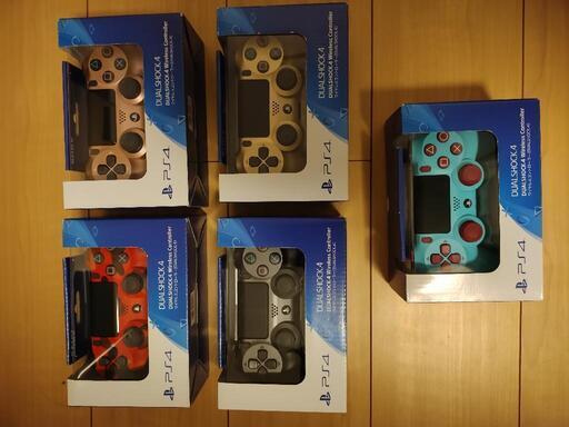 ソニー PS4 コントローラー 限定カラー5種 バラ売り可
