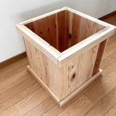 プランターカバー　鉢カバー　木箱