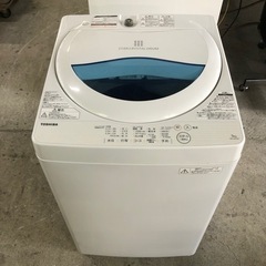 配達応談 2017年 東芝 5kg 全自動洗濯機 AW-5G5 ...
