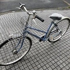 【27インチ自転車】ブリヂストン製　内装3段変速　LEDオートライト付　リヤタイヤ、サドル、前カゴ新品❗️若林自転車　浜大津店　SALE中❗️