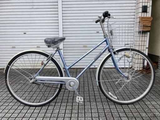 【27インチ自転車】ブリヂストン製　内装3段変速　LEDオートライト付　リヤタイヤ、サドル、前カゴ新品❗️若林自転車　浜大津店　SALE中❗️