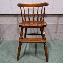 木製 ベビーチェア 椅子 レトロ 幅45cm×奥行50cm×高さ...