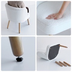 新品同様　ビーカンパニー　ボア ラウンジチェア　家具 ソファ オットマン 新品同様 ビーカンパニー ボア ラウンジチェア 家具 ソファ オットマン