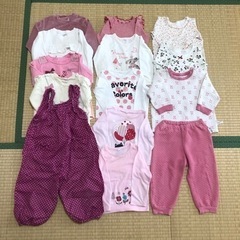 【取引先決定】子供服 冬服 女の子 90サイズ 14点まとめてセ...