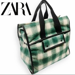 ZARA 大きめバッグ トートバッグ マザーバッグ