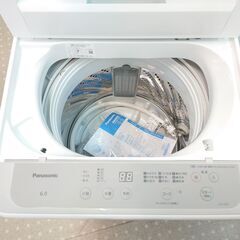 安心の分解洗浄済?パナソニック 6.0kg洗濯機 NA-F6B1 保証有り【愛千142】