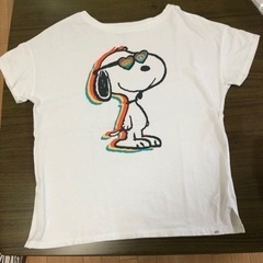 ※（女性限定）CAP kids XXLスヌーピーTシャツ（しみあり）