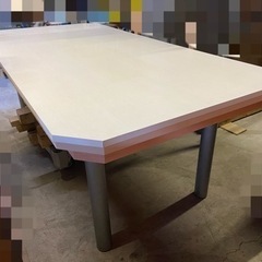 中古品 作業用机　テーブル サイズ(約)101cm×202cm×...